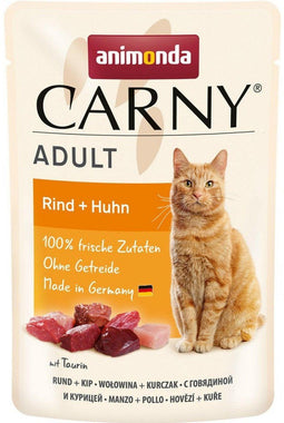 Animonda Kattenportiezakje Carny Adult 12x85g - Rund + Kip
