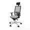 Bureaustoel met hoofdsteun Piqueras y Crespo 1D026N1 Lichtgrijs
