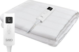 Sanbo Elektrische Deken - Onderdeken - 150 x 80 cm - 7 Warmtestanden - Wit