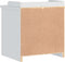vidaXL - Gangbankje - SANDNES - wit - 45x40x50 - cm - massief - grenenhout