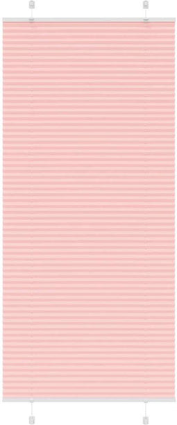 vidaXL - Plissé - rolgordijn - 100x200 - cm - stofbreedte - 99,4cm - polyester - roze