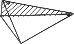 Duraline Schap Driehoek Lijnen MatZwrtStaal 26x15x12,5cm