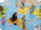 3D Wereldpuzzel | 40 X 50 CM | 48 puzzelstukjes | puzzel voor kinderen vanaf 4 jaar | educatieve puzzel | puzzel dieren