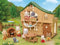 Sylvanian Families 5451 Blokhut aan het meer- te combineren met 5450 Boomhut( stapelen)