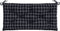 vidaXL - Tuinbankkussens - 2 - st - ruitpatroon - 100x50x7 - cm - stof - zwart