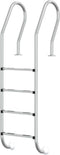 vidaXL Zwembadladder 54x38x184,5 cm 304 roestvrij staal