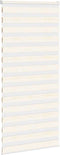 vidaXL - Zebra - rolgordijn - 110x200 - cm - stofbreedte - 105,9 - cm - marmerbeige