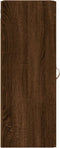 vidaXL - Hangkast - 34,5x34x90 - cm - bruin - eikenkleur
