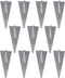 vidaXL - Gaashek - met - palen - 25x1 - m - gegalvaniseerd - staal