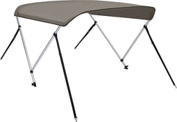 vidaXL - Biminitop - 2 - bogen - 150x120x110 - cm - grijs