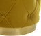 PUEBLO - Poef - Mosterdgeel - 40/33 cm - Fluweel