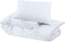 vidaXL - Dekbedovertrekset - 240x220 - cm - katoen - wit