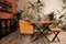 HSM Collection tafelpoten - X-model - 70x71 cm - gepoedercoat zwart metaal - set van 2