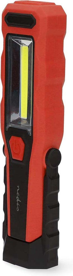 Nedis Werklamp – 4W – Oplaadbaar – 300 lm – 5 u Brandtijd – 20 m Bereik – Zwart