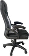 Bureaustoel Junior kinderen - gamestoel - racing gaming stijl - zwart grijs