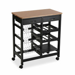 Versa BK - Groentetrolley - Hout MDF - Zwart