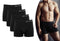 Milanoro Boxershorts - Naadloos - 4-pack - Zwart