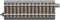 H0 Roco GeoLine (met ballastbed) 61120 Overgangsrails, Recht 100 mm 6 stuk(s)