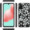 iMoshion Hoesje Geschikt voor Samsung Galaxy A41 Hoesje Siliconen - iMoshion Design hoesje - Wit / Zwart / White Flowers