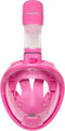 Atlantis Snorkelmasker 2.0 - Duikbril - Snorkel - Snorkelset - Full Face Masker - Kinderen - Roze - XS