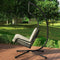 SoBuy Hangstoel - Hangstoel met standaard - Max. 150 kg - 103 x 125 x 190 cm - Crème