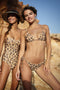 Barts Sands Tanga - Gevoerd bikini broekje - Panterprint - Kleur sand - Maat 40