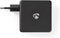 Nedis WCPD60W100BK - USB C Wandlader - 60W Power Delivery - Zwart