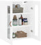 vidaXL - Wandkast - 69,5x34x90 - cm - wit