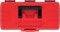 Prosperplast K371955 - Gereedschapskoffer - 36x18,6x19,3cm - Ergonomische Handgreep - Zwart-Rood