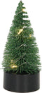 Kerstboom Glitter Led, 10cm