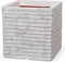 Capi Europe - Bloempot vierkant Row NL - 30x30 - Zwart - Opening Ø24 - Bloempot voor binnen en buiten - Levenslang garantie - Breukbestendig - 100% Recyclebaar - CO2 Neutraal geproduceerd - KBLRO902