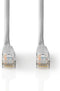 Nedis CAT5e Netwerkkabel - U/UTP - RJ45 Male - RJ45 Male - 10.0 m - Rond - PVC - Grijs - Label