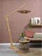 GOOD&MOJO Vloerlamp Bali - Bamboe/Zwart - 175x60x207cm - Scandinavisch,Bohemian - Staande lampen voor Woonkamer - Slaapkamer