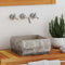 vidaXL - Gootsteen - 30x30x13 - cm - marmer - grijs