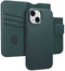 Accezz iPhone 15 - Leather Bookcase 2-in-1 voor MagSafe - Donkergroen