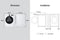 LG F4WX809Y - Voorlader wasautomaat - Direct Drive AI was technologie TurboWash 360 graden ThinQ