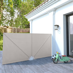 Terrasscherm inklapbaar 300x150 cm crme