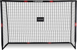 Dunlop Voetbaldoel - Voetbal Goal 240 x 160 x 85 cm - Weersbestendig - Metaal - Zwart/Rood