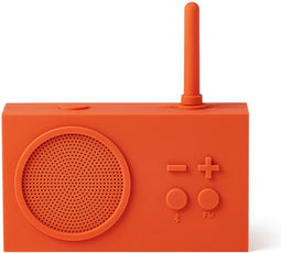 Lexon Tykho 3 - Doucheradio - Bluetooth speaker - Waterdicht - Oranje