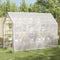 vidaXL - Plantenafdekking - met - zeilringen - 3x5 - m - polyethyleen