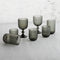 Wijnglas Bidasoa Fosil Grijs Glas 370 ml (6 Stuks)