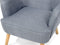 Fauteuil LOKEN Stof Grijs