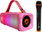 N-Gear Blazooka 703P - Bluetooth Speaker - Karaoke Set met Microfoon - Roze