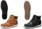Milanoro - Lederen herensneakers - Hoger model - Cognac - Maat 43