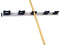 Toolflex Original H-01 - Ophangsysteem - 90 cm - 5 Medium Klemmen (Ø 20-30 mm) - Zwart