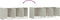 vidaXL Tv-meubel - 99x39x44 cm - koudgewalst staal - wit
