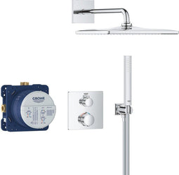 GROHE Precision - Inbouw douchesysteem - Hoofddouche 310 mm en handdouche - Chroom