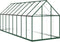 vidaXL - Tuinkas - met - basisframe - 445x169x195 - cm - aluminium - groen