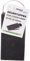 Benson Deurstopper - 13 cm - Antislip - RVS Zwart