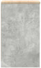 vidaXL - Garagekast - 30x51x85 - cm - massief - grenenhout - betongrijs